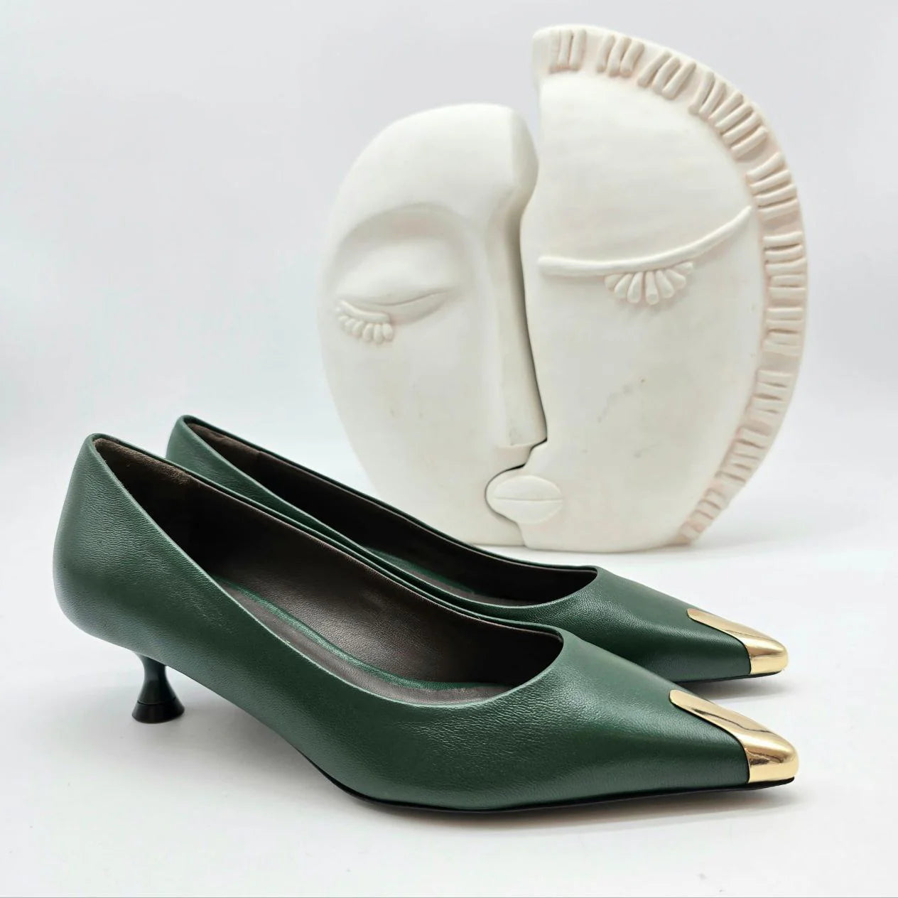 Genuine Leather Pumps - DORÉA STORE