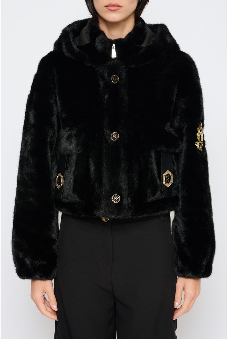 Giacca Corta con Cappuccio