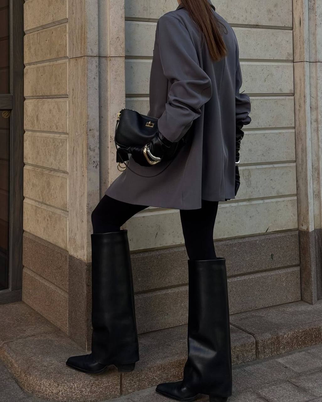 Borsa a spalla in pelle