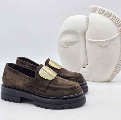 Mocassino in vera Pelle Vitello - DORÉA STORE