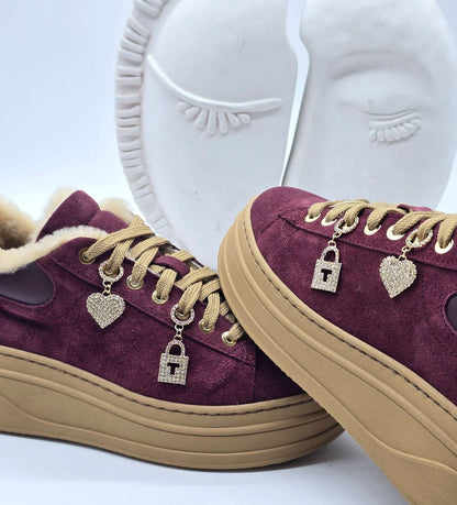 Sneakers in pelle scamosciata - DORÉA STORE