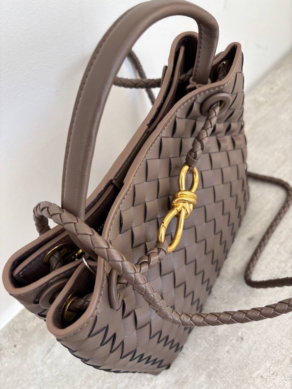 Borsa a mano con tracolla in pelle - DORÉA STORE