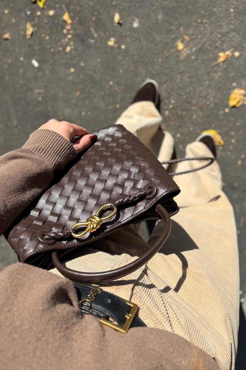 Borsa a mano con tracolla in pelle - DORÉA STORE