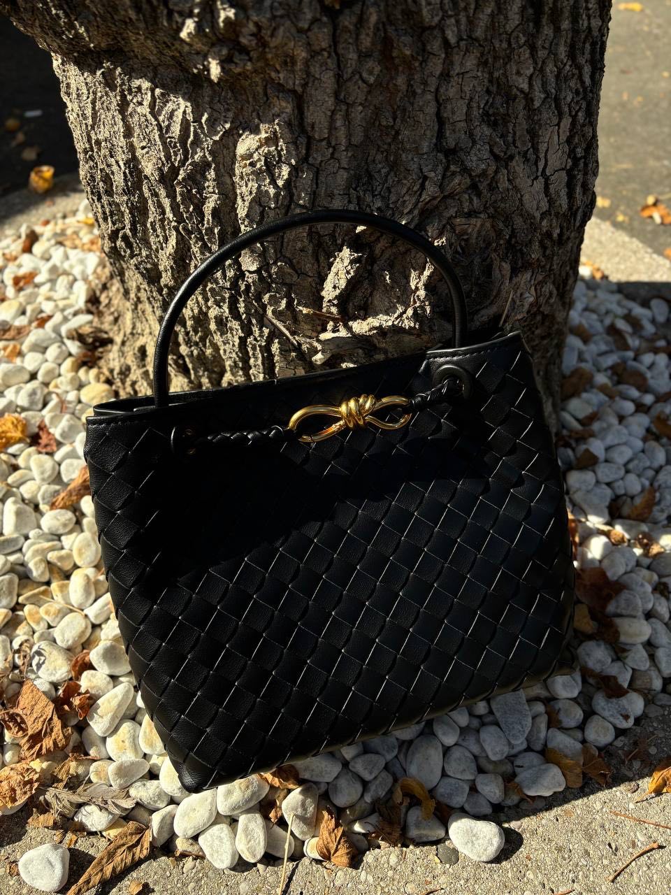 Borsa a mano con tracolla in pelle - DORÉA STORE