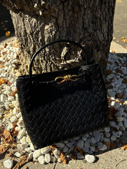 Borsa a mano con tracolla in pelle - DORÉA STORE