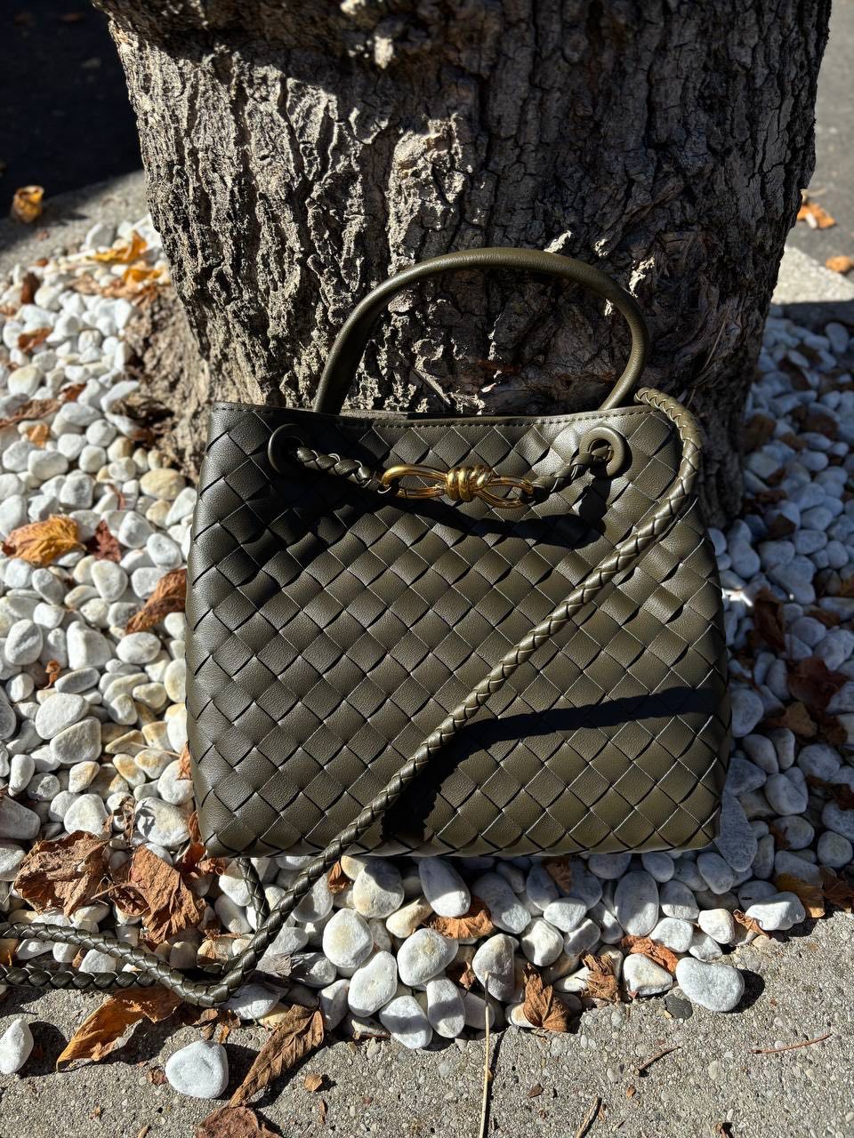 Borsa a mano con tracolla in pelle - DORÉA STORE