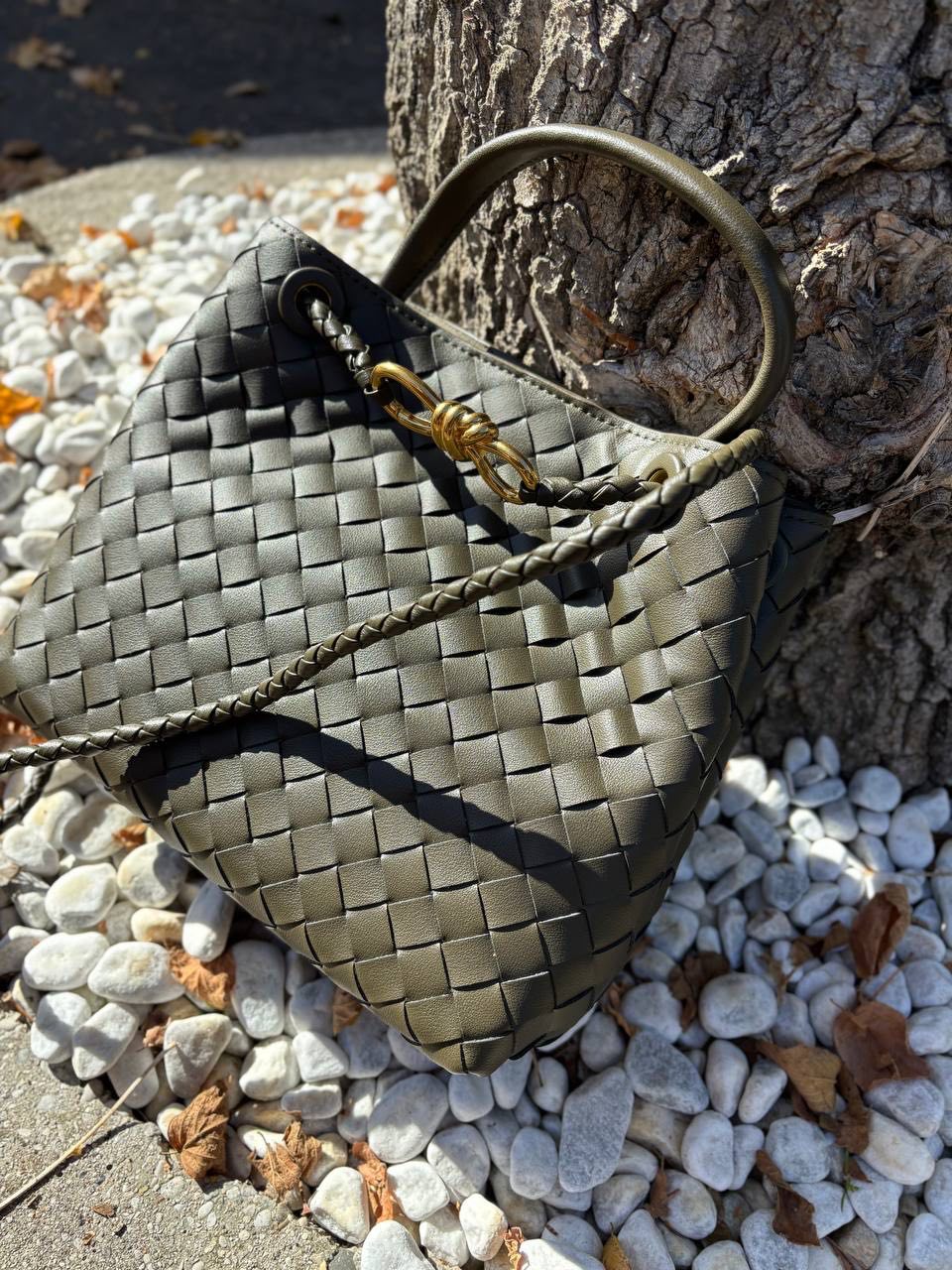 Borsa a mano con tracolla in pelle - DORÉA STORE