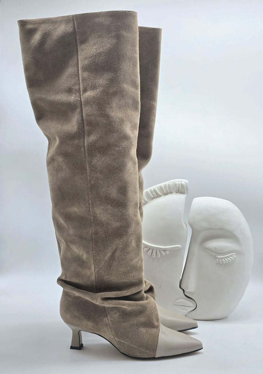 Stivale Alto in pelle - DORÉA STORE