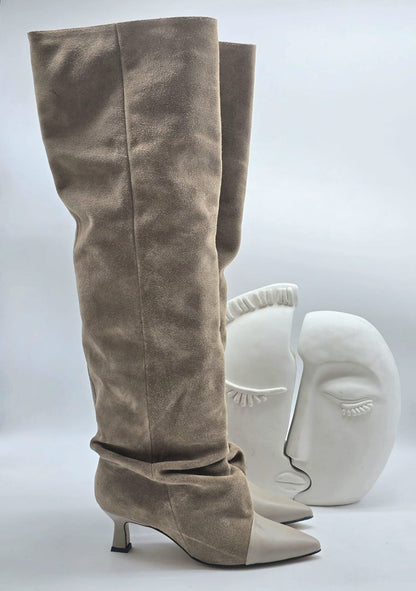 Stivale Alto in pelle - DORÉA STORE