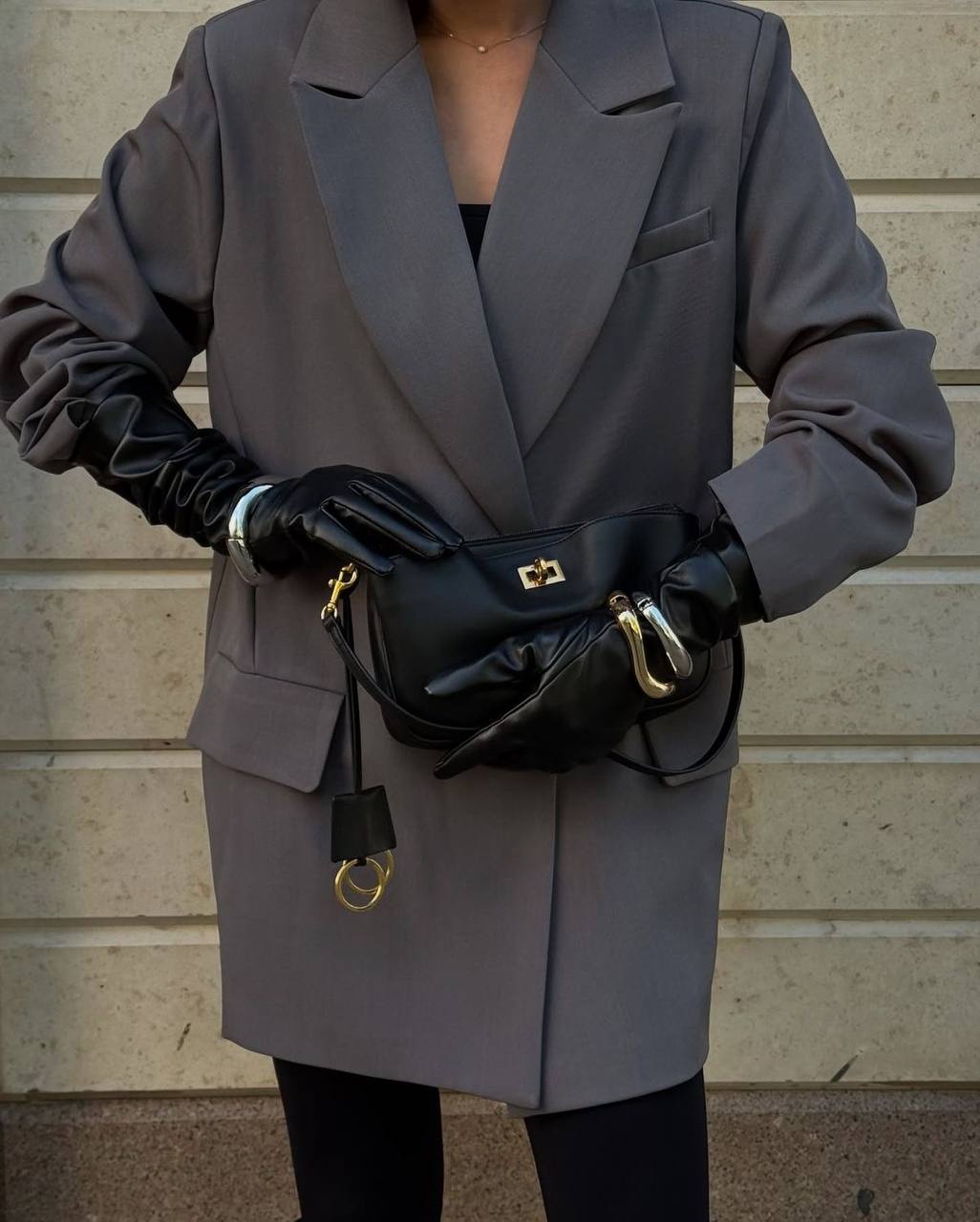 Borsa a spalla in pelle