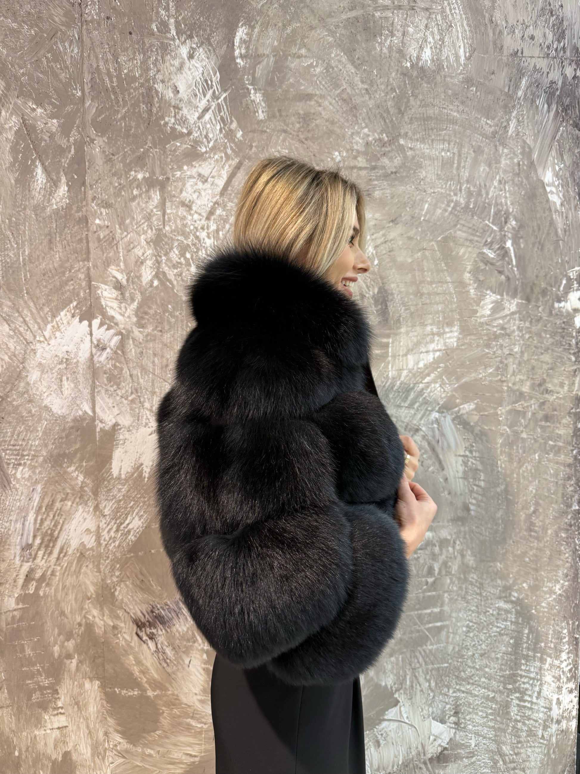 Giacca MIKI COLL 100% pelliccia naturale FLO - CLO - DORÉA STORE