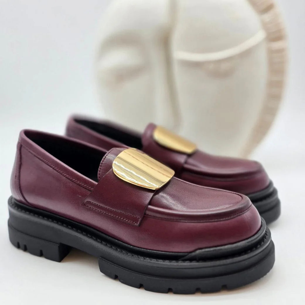 Mocassino in vera Pelle Vitello - DORÉA STORE