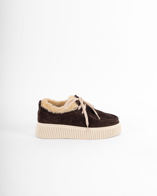 Luna Choco - Sneakers a suola alta e morbida all'interno