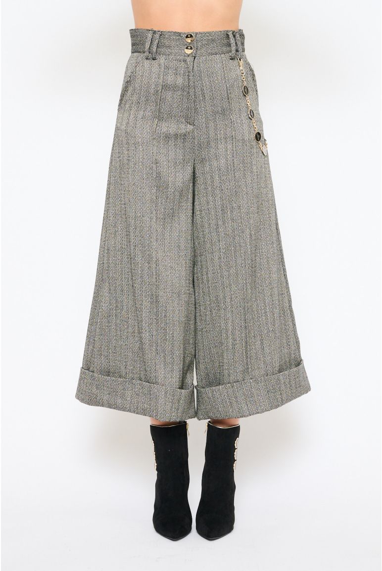 Pantalone con Risvolto