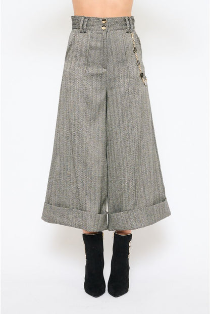 Pantalone con Risvolto