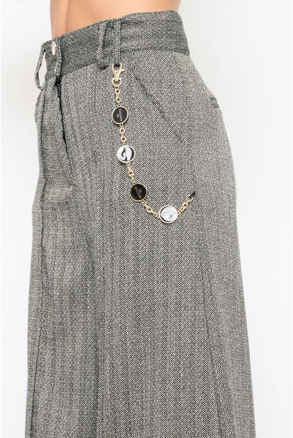 Pantalone con Risvolto