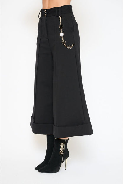 Pantalone con Risvolto