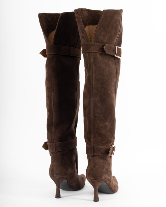 Sasha - Stivale alto scamosciato