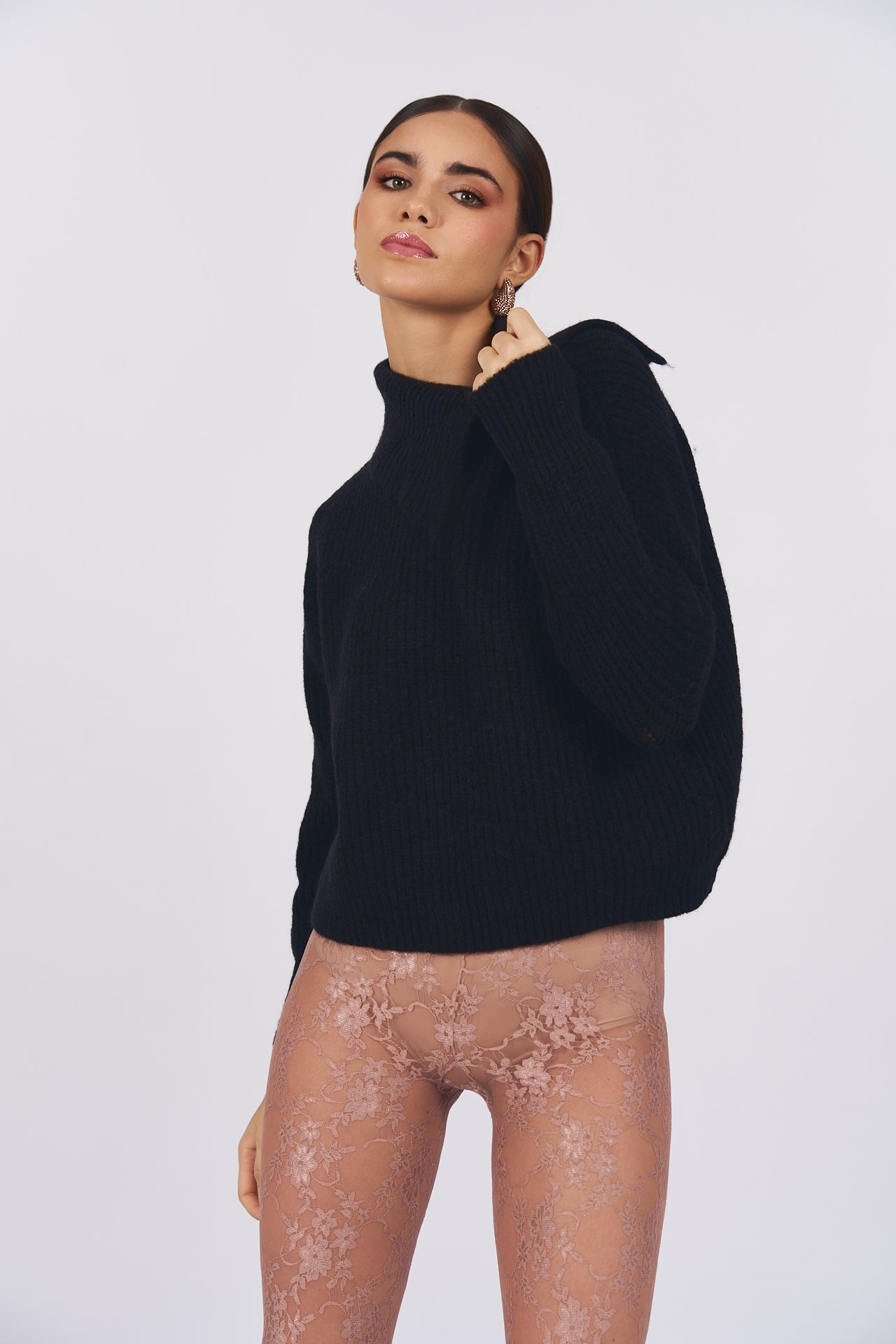 Maglia collo aperto - DORÉA STORE