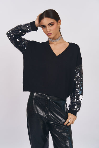 Maglia scollo V - DORÉA STORE