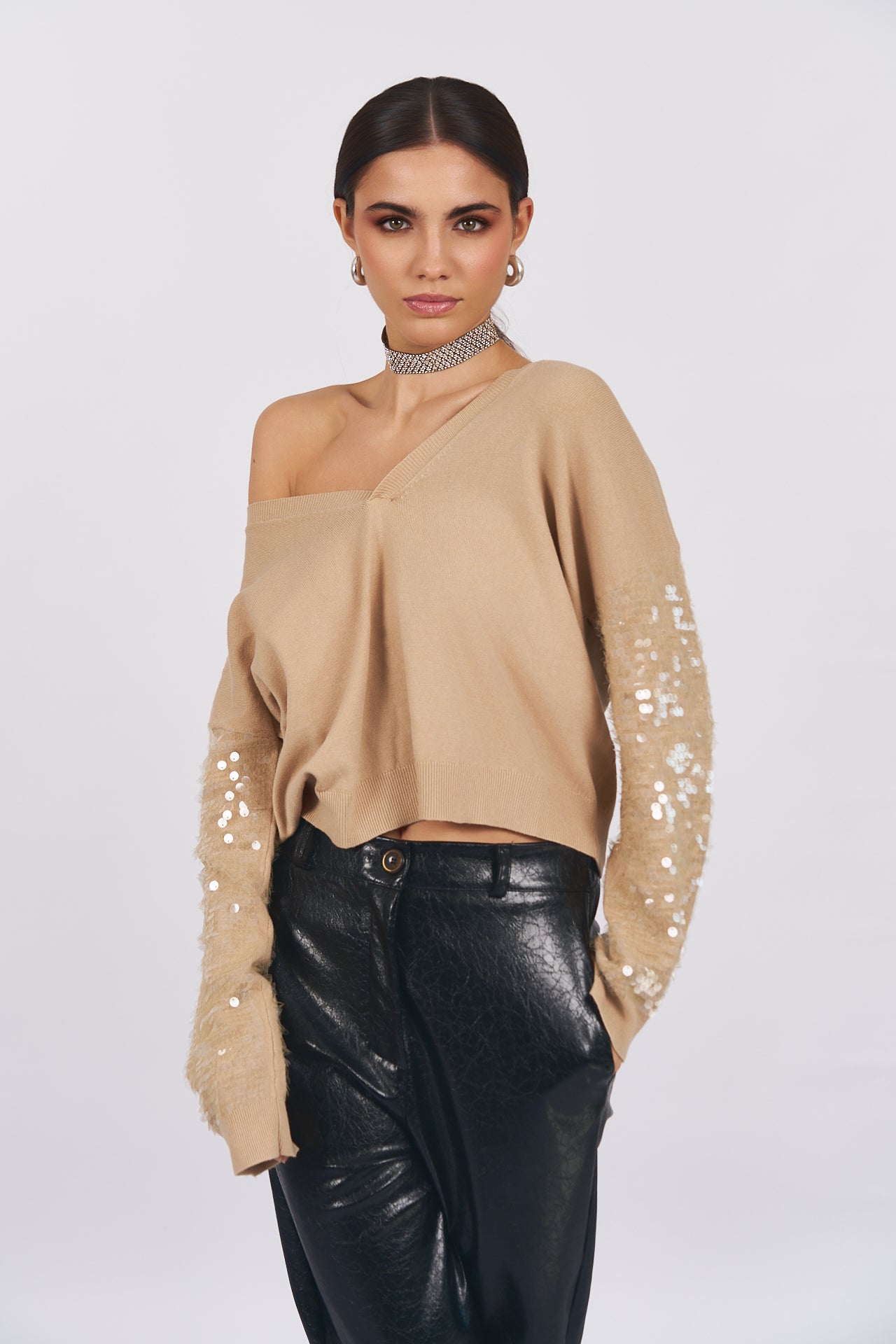 Maglia scollo V - DORÉA STORE