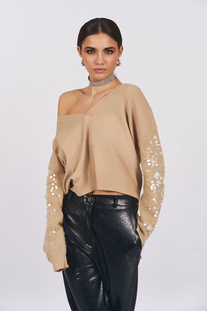 Maglia scollo V - DORÉA STORE