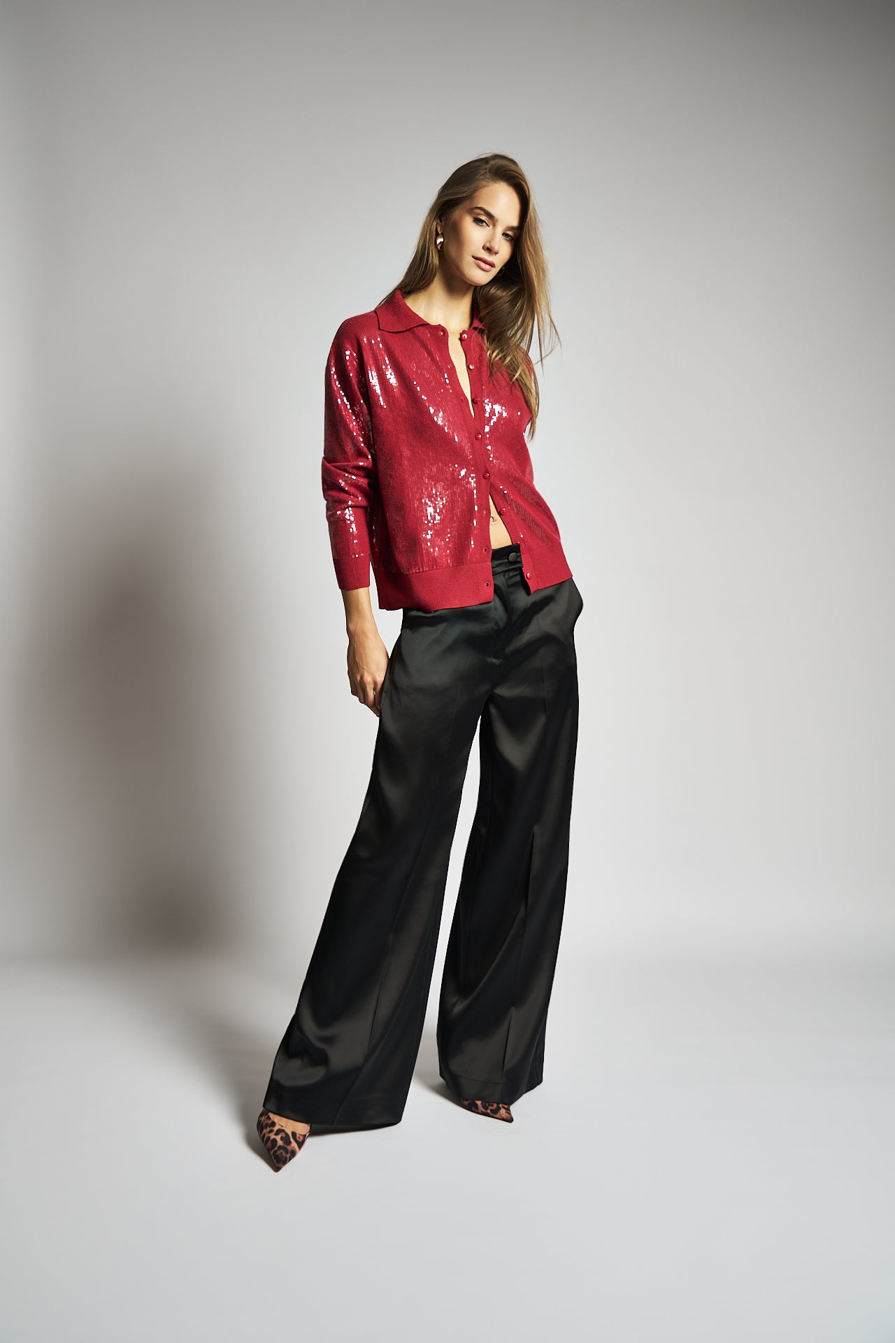 Pantalone satinato - DORÉA STORE