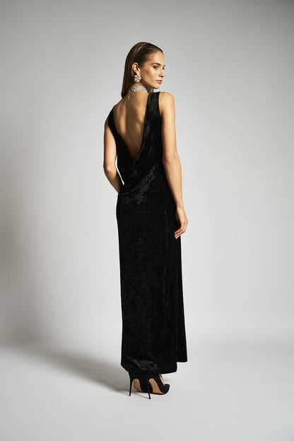 Vestito lungo con schiena scoperta - DORÉA STORE