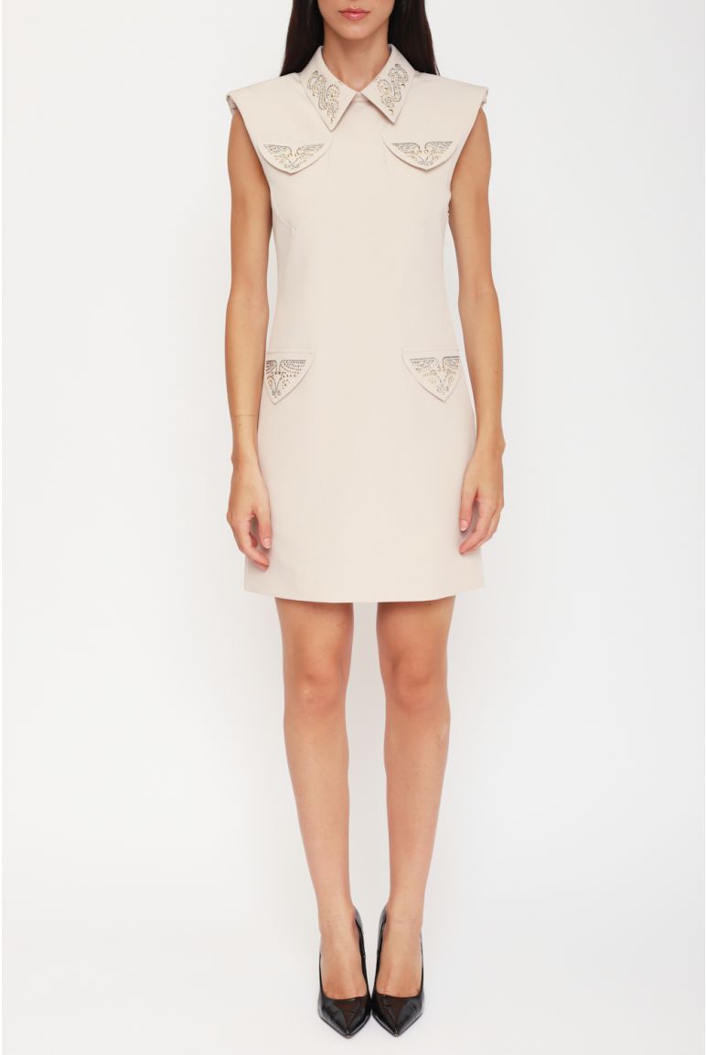 Abito Tasche Borchie