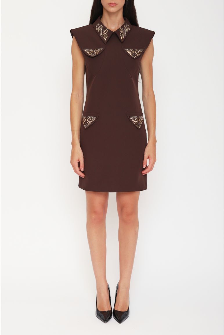 Abito Tasche Borchie