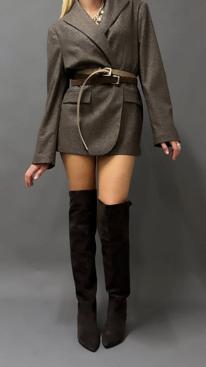 Stivale Alto in Vera Pelle - DORÉA STORE