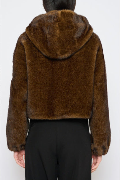 Giacca Corta con Cappuccio