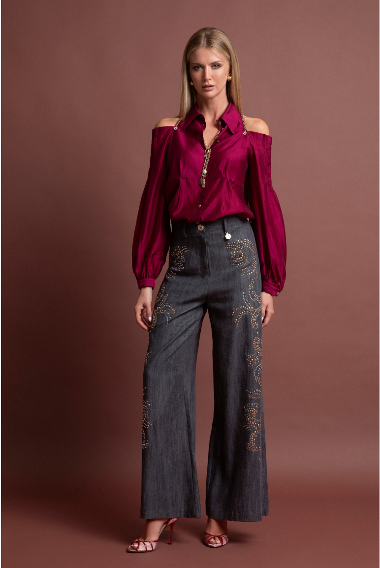 Jeans Borchie Firework