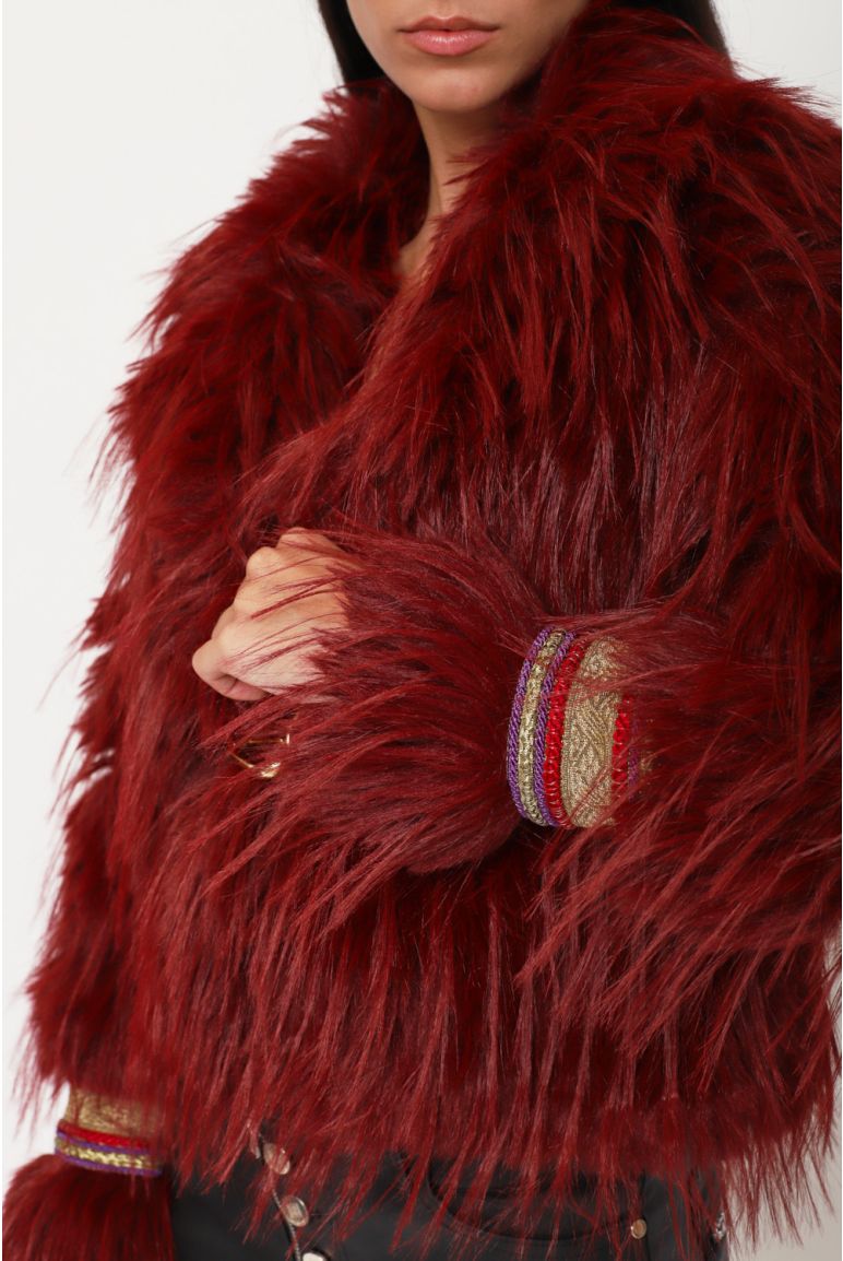 Giacca Cropped Sfrangiata