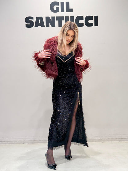 Abito lungo con spacco